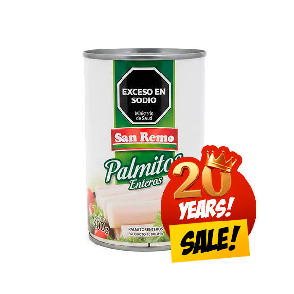 Palmitos Enteros Whole Palmitos San Remo Can 220g SALE
