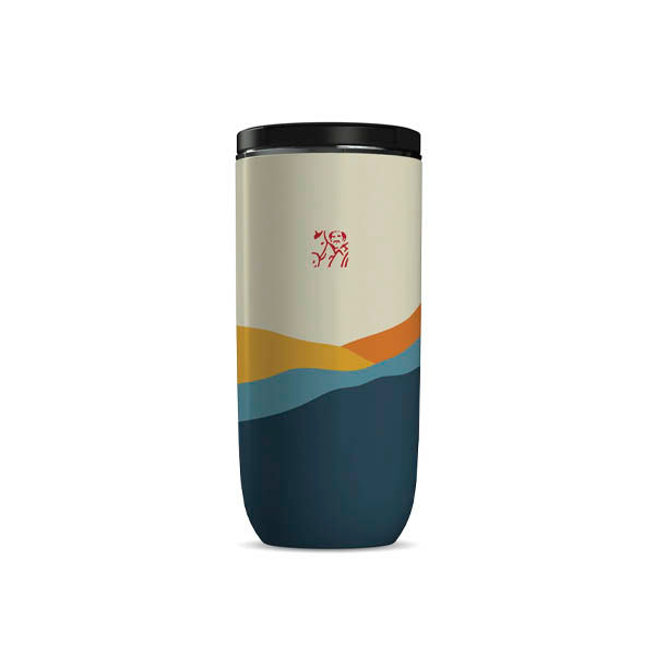 Juan Valdez Huila Mountains Thermal Tumbler 473ml, insulated stainless steel tumbler for hot or cold beverages.