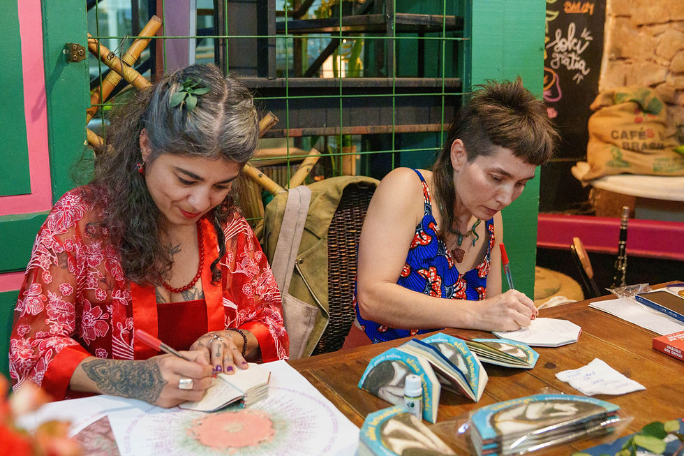Lançamento livro caderno Umbigo [foto Julio Stotz]