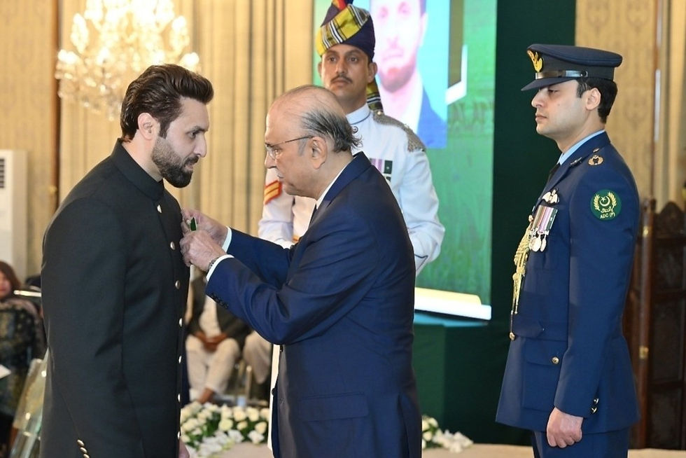 Mohsin Nawaz receives Tamgha-e-Imtiaz as Pakistan’s first shooting sports athlete to earn the honour