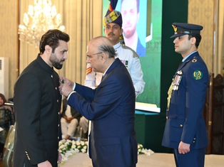 Mohsin Nawaz receives Tamgha-e-Imtiaz as Pakistan’s first shooting sports athlete to earn the honour