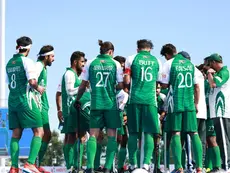 Pakistan men's hockey team during a training session ahead of the Asia Cup 2025.