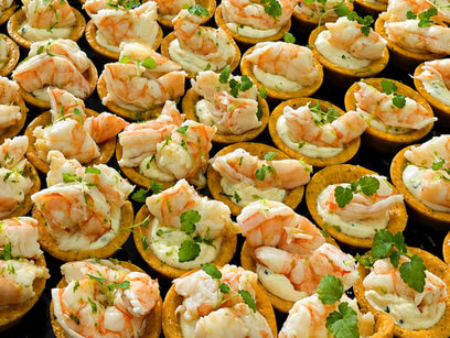 Pièces cocktail crevettes