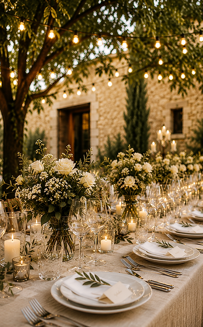 Cocktail de mariage préparé par MP Chef Privé en Provence
