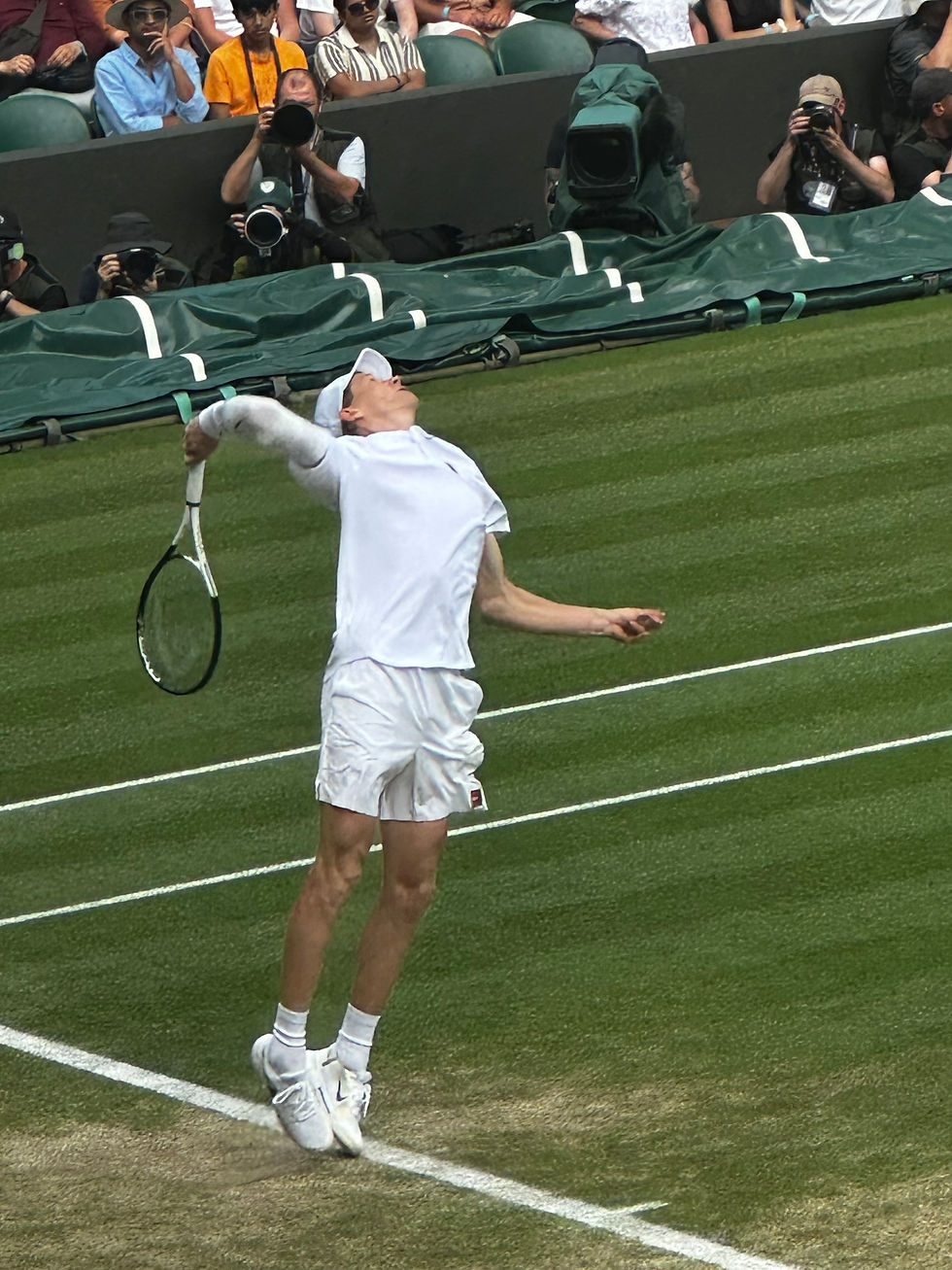 Sinner in Wimbledon 2025