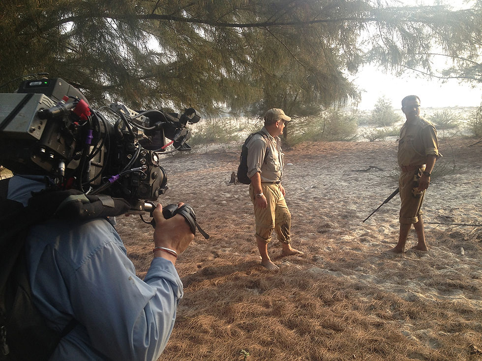 Shooting handheld at Kalash Beach, India