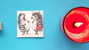 Day 8. Hedgehogs with handbags.