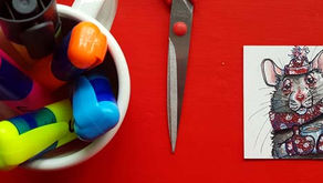 Day 13. A mouse in mittens.