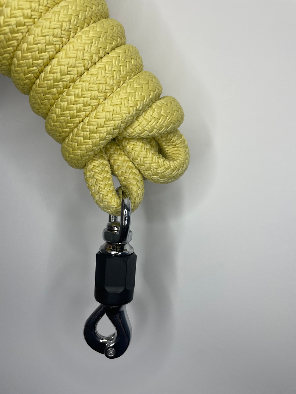 LONGE SECURITE 14mm 3.70m - JAUNE PASTEL