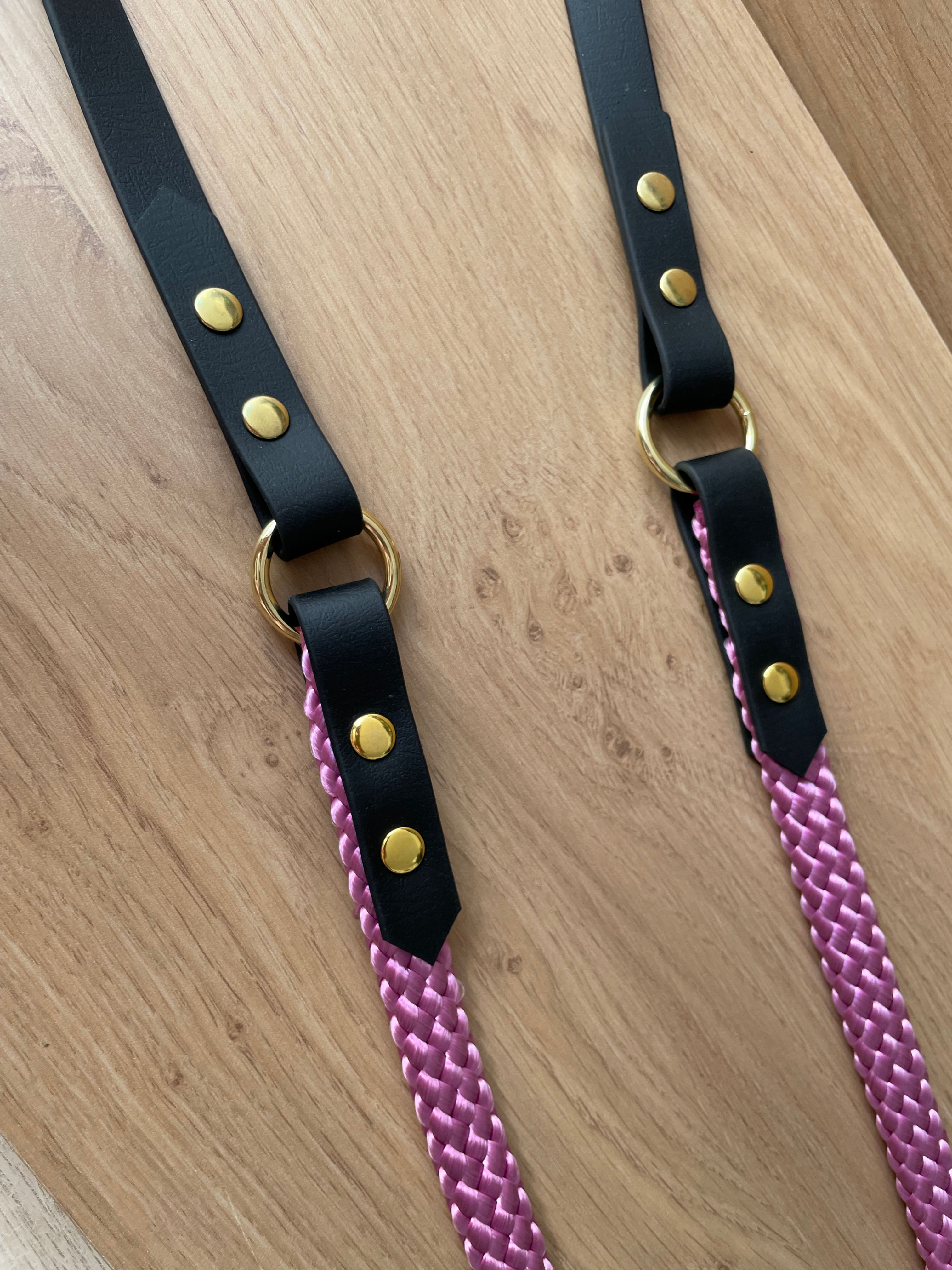 CORDELETTE ISTORI GRANNY / NOIR  - TAILLE PONEY