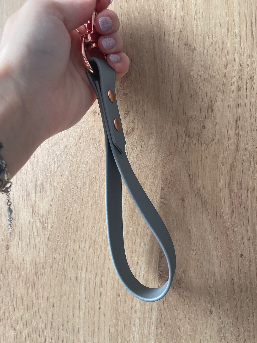 Miniature : POIGNEE DE LAISSE ARGENT BRILLANT