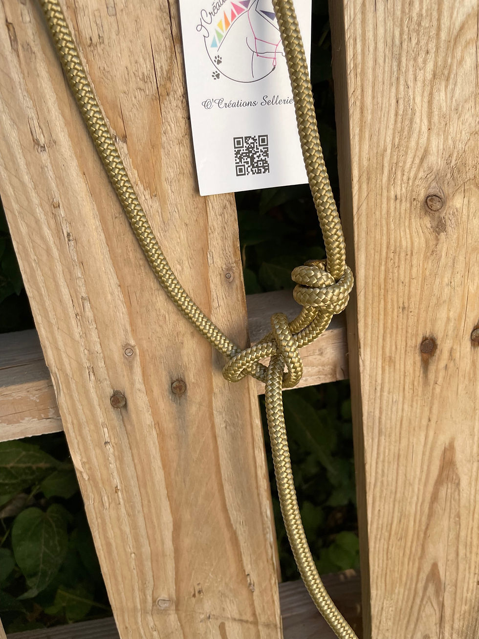 CORDELETTE IDAHO MARRON DORE - TAILLE MINI/SHETLAND