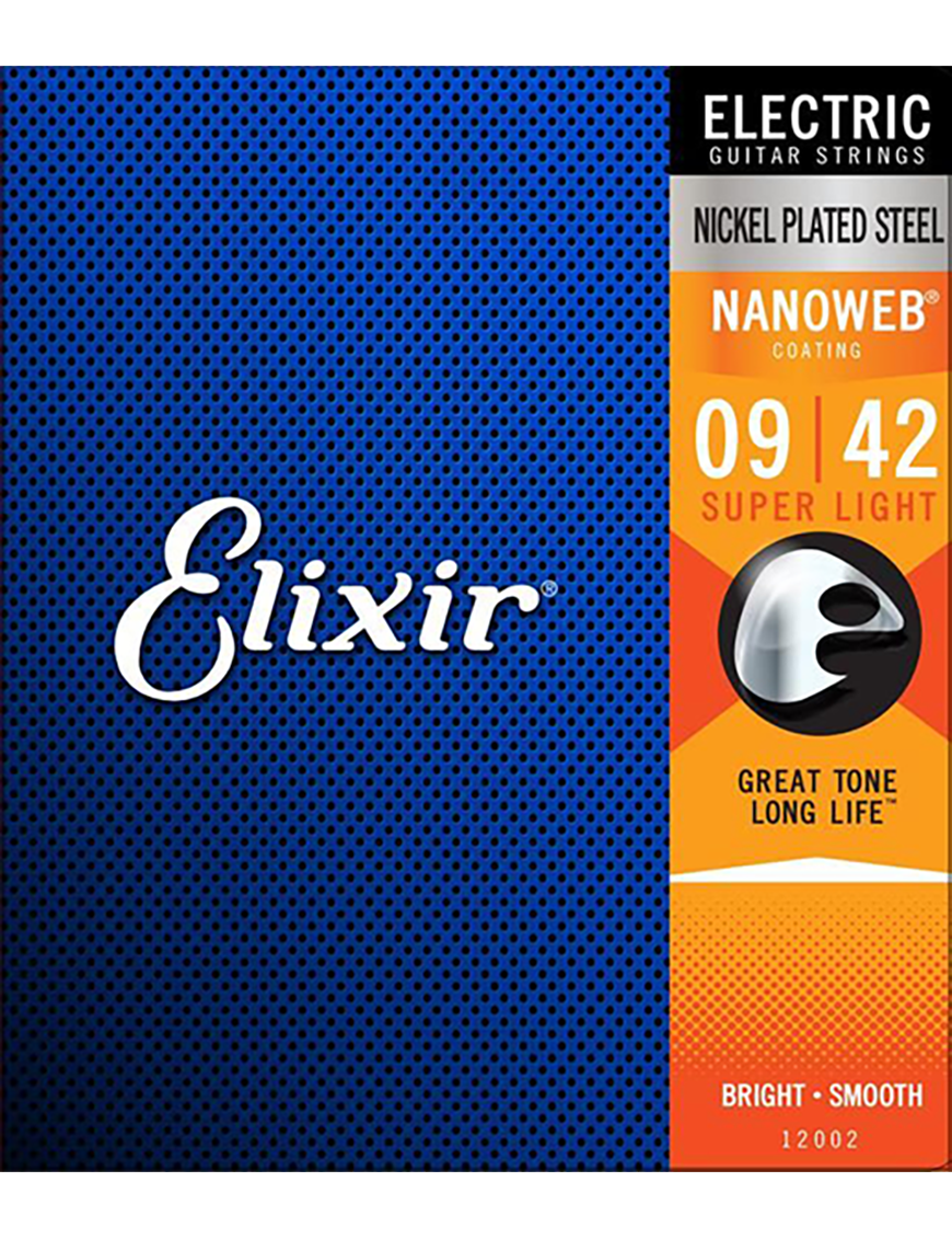 Elixir Cuerdas Guitarra Eléctrica 9-42 Nickel