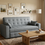 Miniatura: Sofa Cama  San Francisco Falabella 3 cpos Gris
