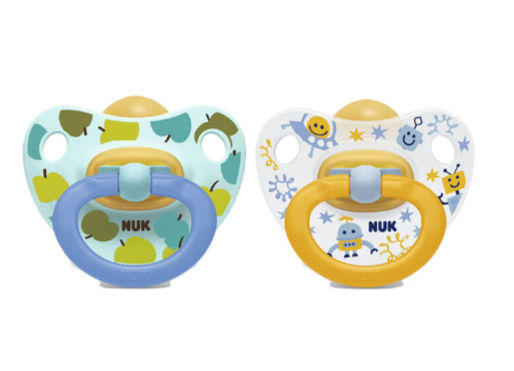 Set 2 Chupetes Happy Kids Etapa 3 Nuk ROSADO NUK