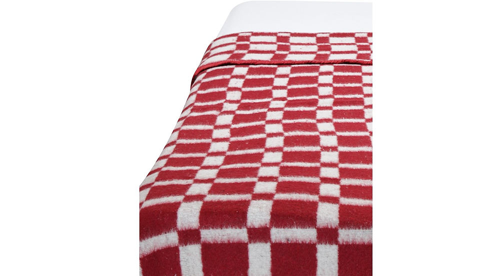 Miniatura: FRAZADA STYLO FRAZADA ESCOCES 1PL ROJO