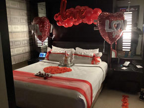 Hotel room decorations