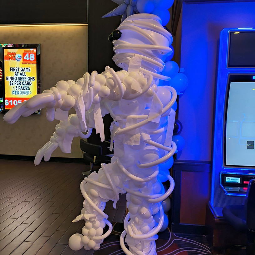 Mummy Balloon Sculpture