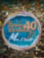 custom sign for backdrop