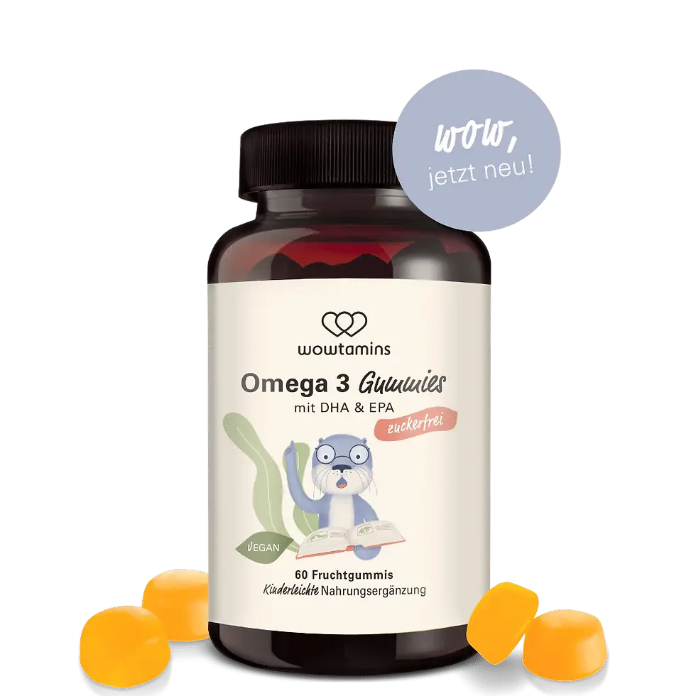 wowtamins OMEGA 3 Fruchtgummis zuckerfrei