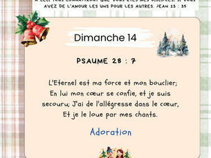 Calendrier de l'avent - 14 décembre 2025