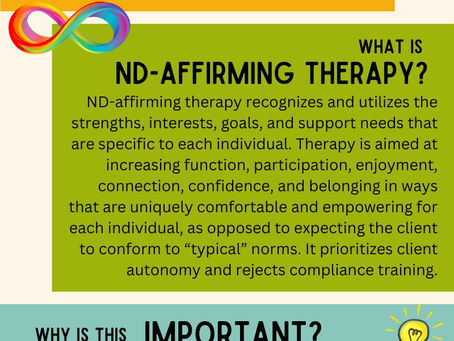 What is Neurodiversity? What is Neurodiversity-Affirming Therapy? Why should YOU CARE about these issues?