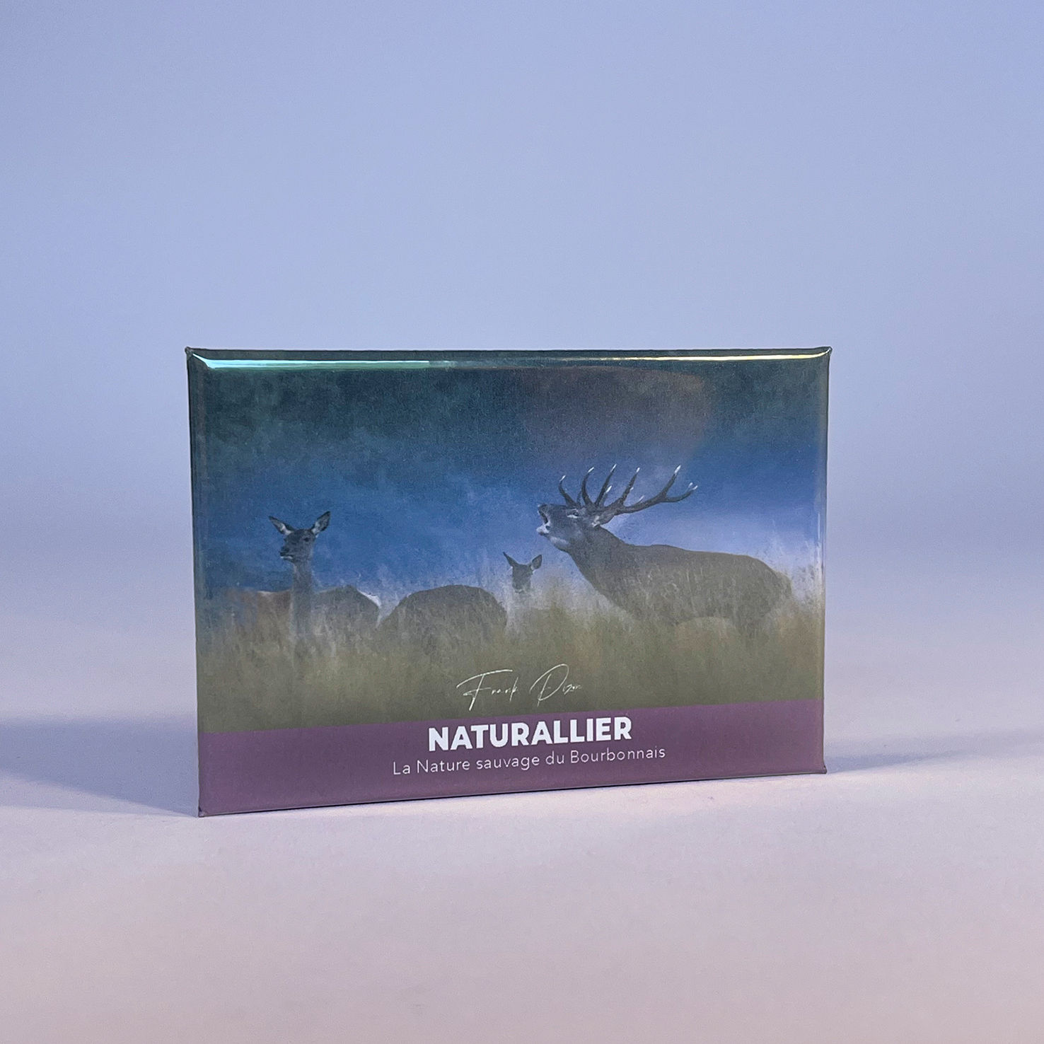 Magnet NATURALLIER - Série "Mammifères" - Le cerf et ses biches