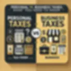 The Difference Between Personal and Business Taxes (And Why It Matters) - Blog Thumbnail