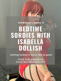 Miss Bella's 'Bedtime Sordies' are back