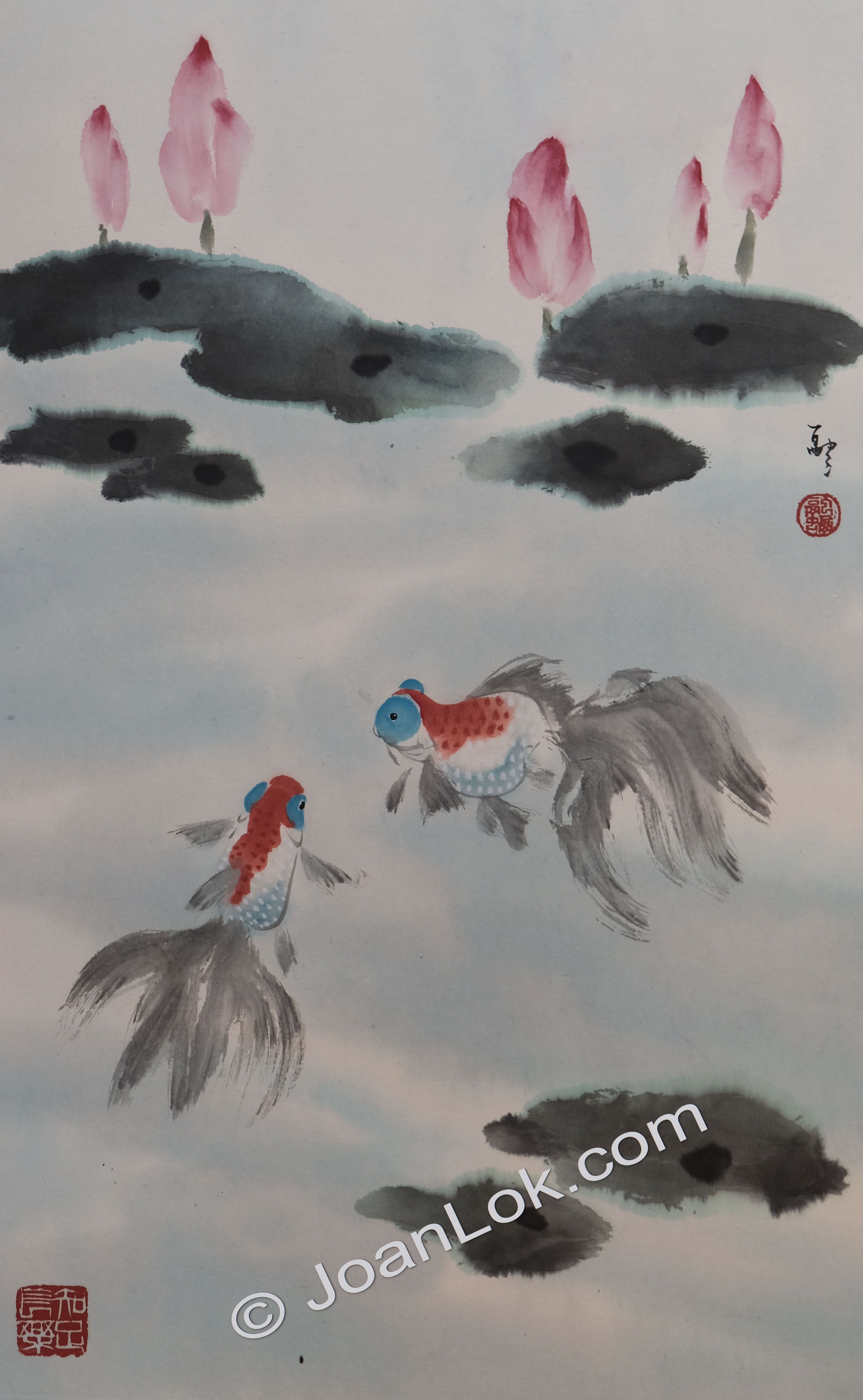 Goldfish and Lotus