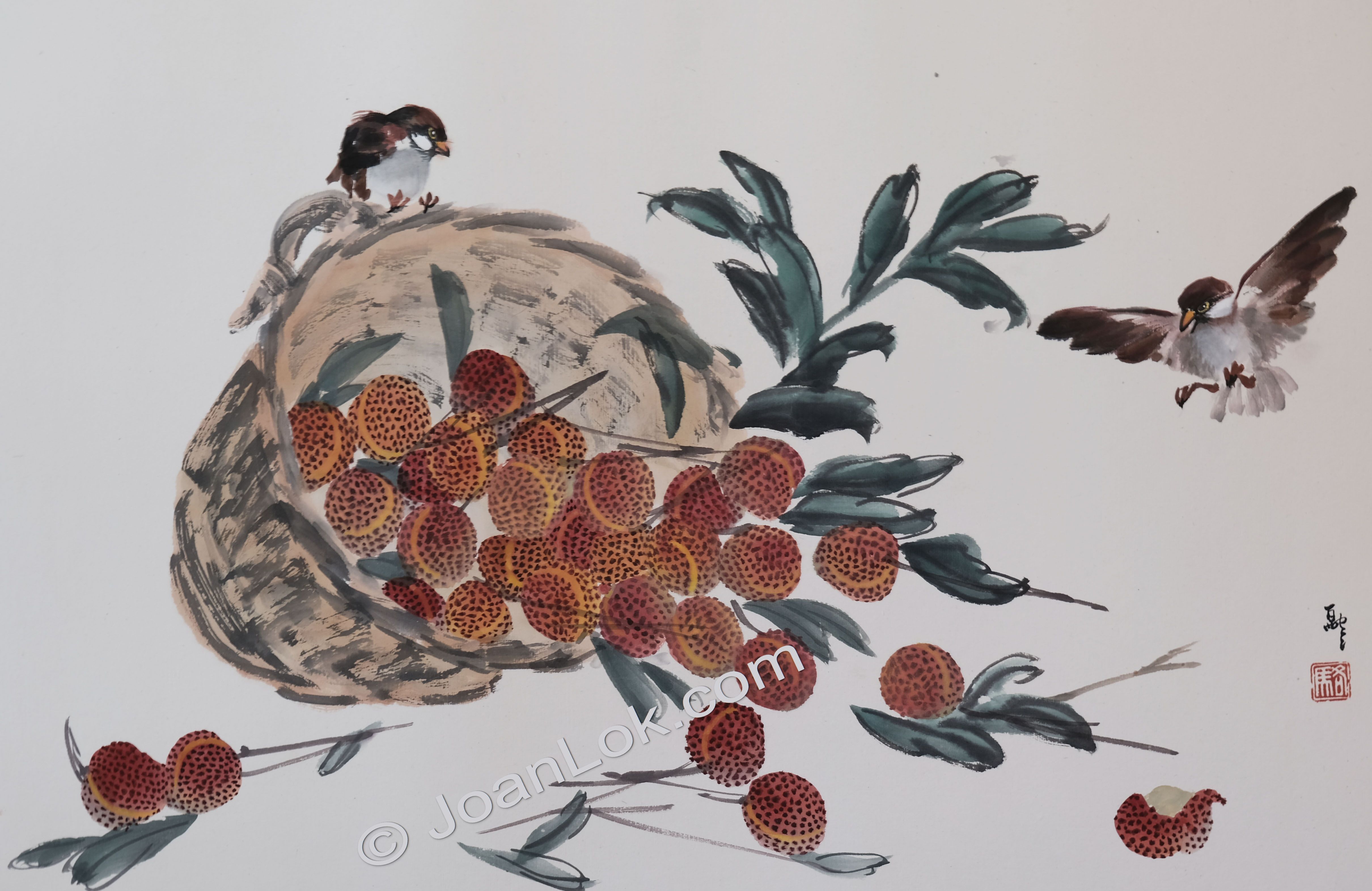 Lychee and Sparrows