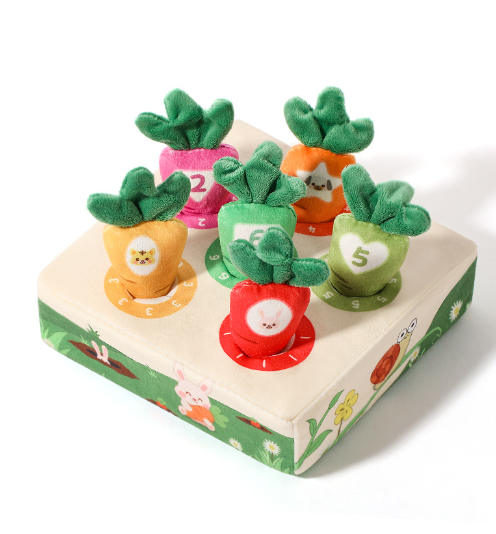 Miniatura: Plush Carrot Pulling Toy