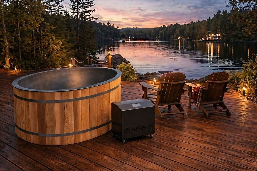 Wood Cold Plunge and Chiller