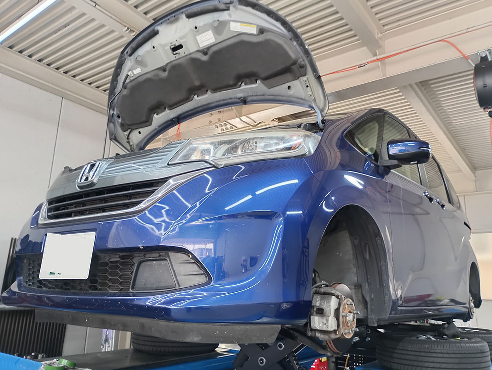 車検整備・コンプレッサー、エキスパンションバルブ交換