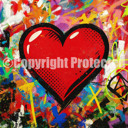 Love N Chaos | Heart Pop Art