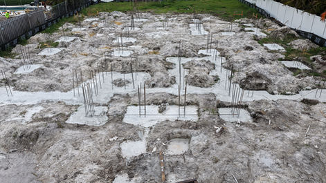 Treasure Lane Project Update: Pile Caps and Stem Walls Complete
