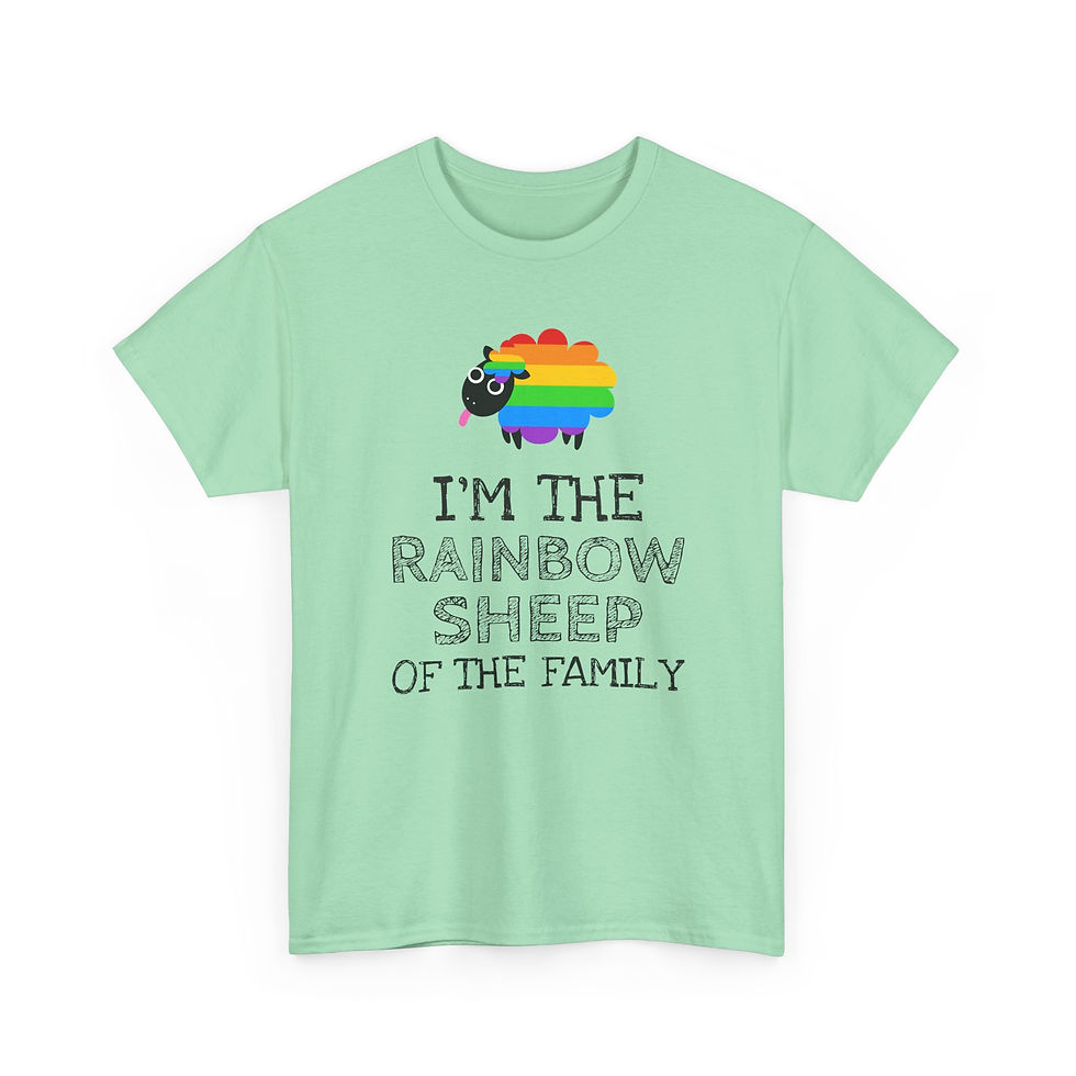 Thumbnail: Shine Your True Colors: "Rainbow Sheep" Pride Unisex T-Shirt