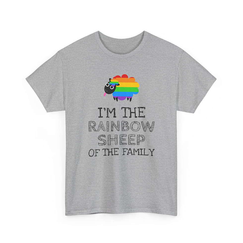 Thumbnail: Shine Your True Colors: "Rainbow Sheep" Pride Unisex T-Shirt
