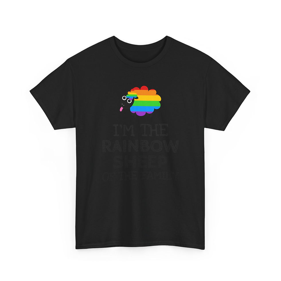 Thumbnail: Shine Your True Colors: "Rainbow Sheep" Pride Unisex T-Shirt