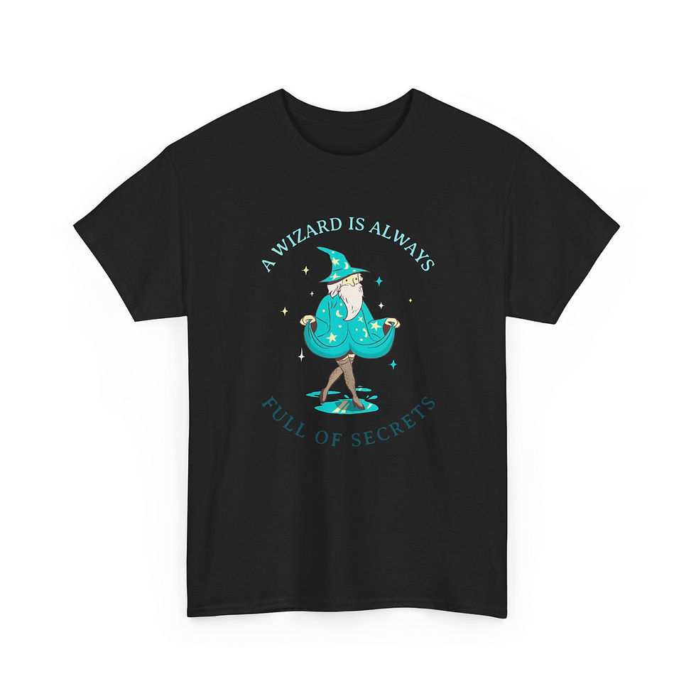 Thumbnail: Magic Has No Gender: "Full of Secrets" Wizard Tee
