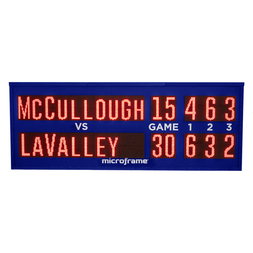 Microframe Sports Tennis Scoreboard Game Score