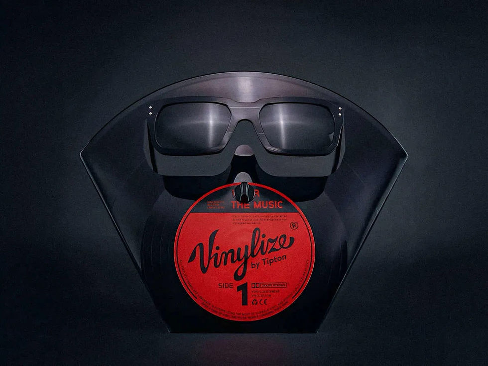Vinyl Records as Glasses