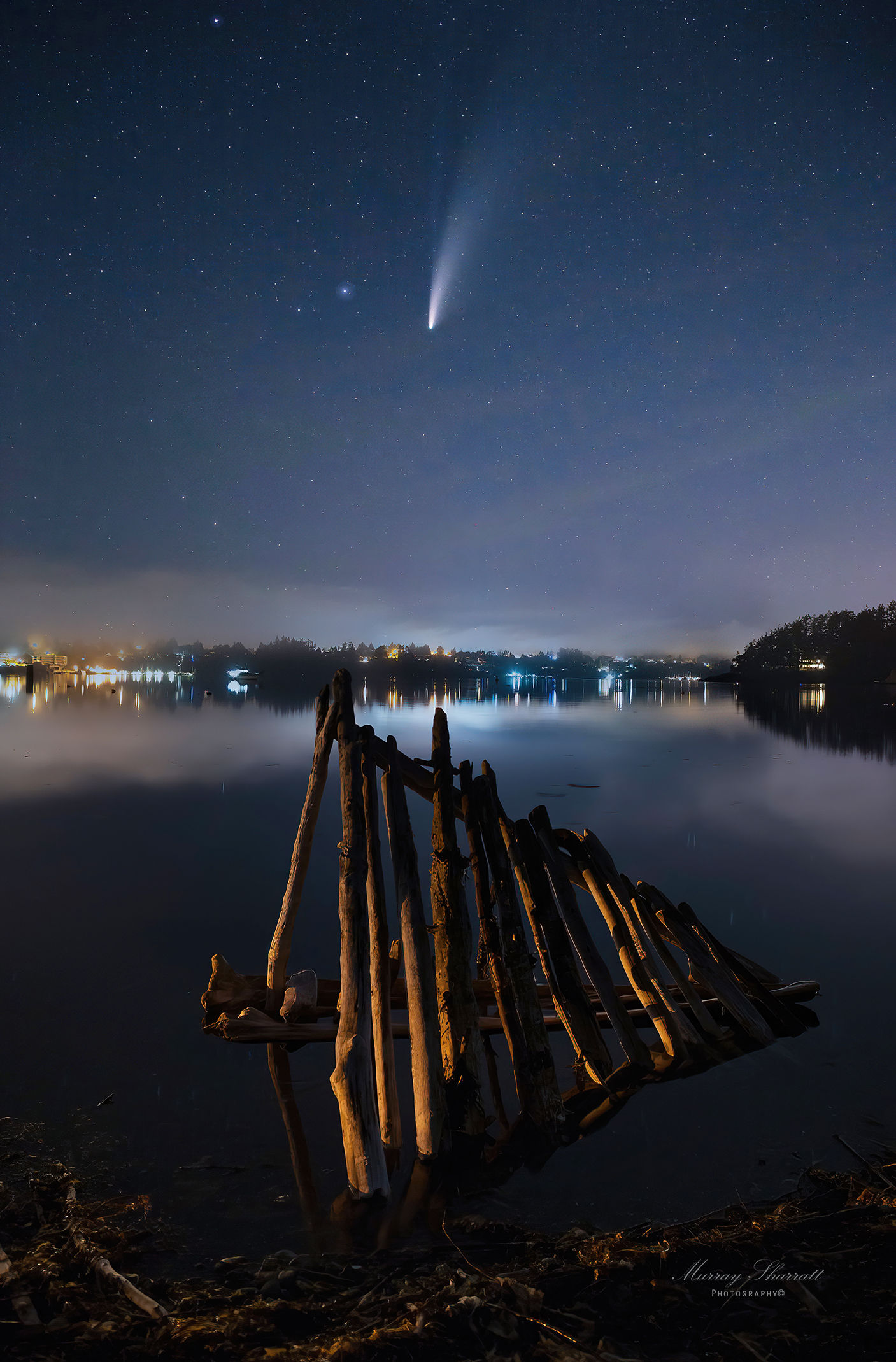 Neowise Comet at Whiffen Spit, Sooke, BC