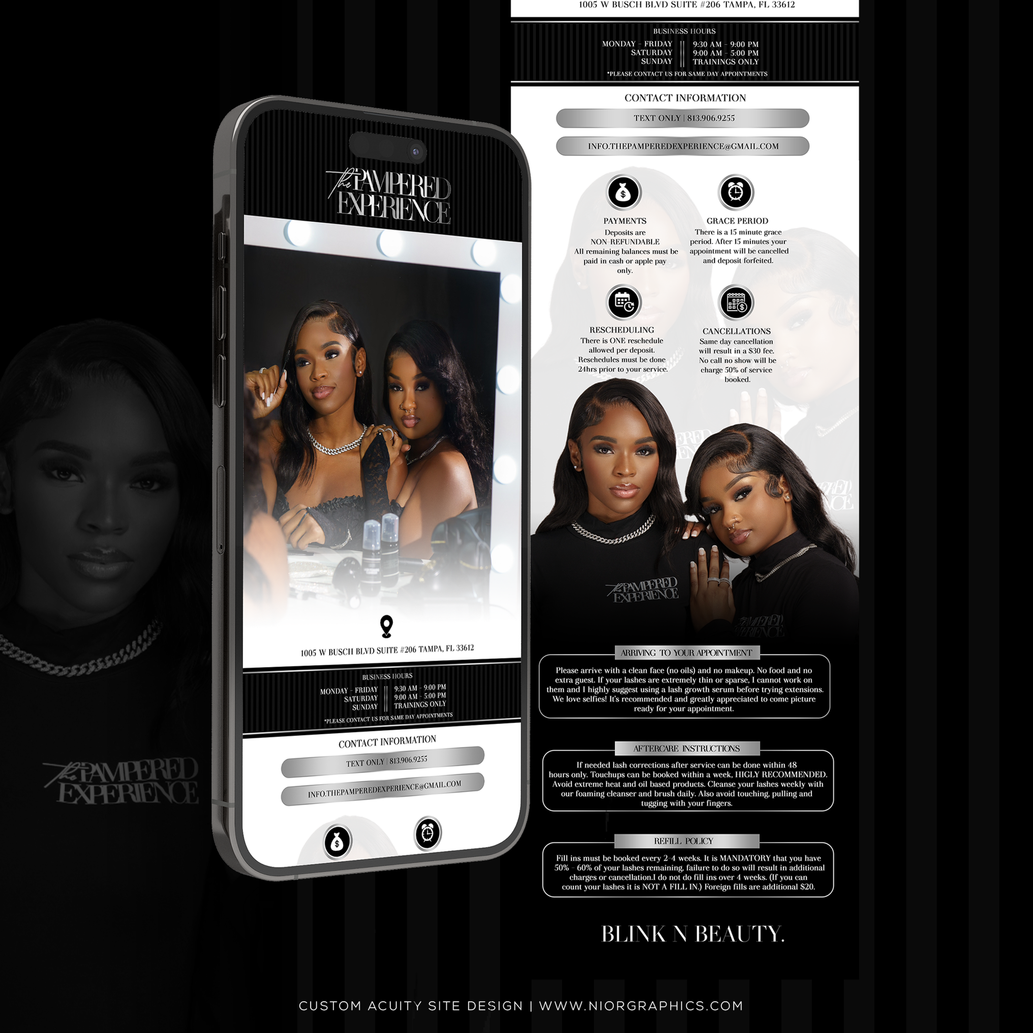 Custom Acuity Website Design
