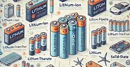 Các Loại Pin Lithium Phổ Biến Hiện Nay