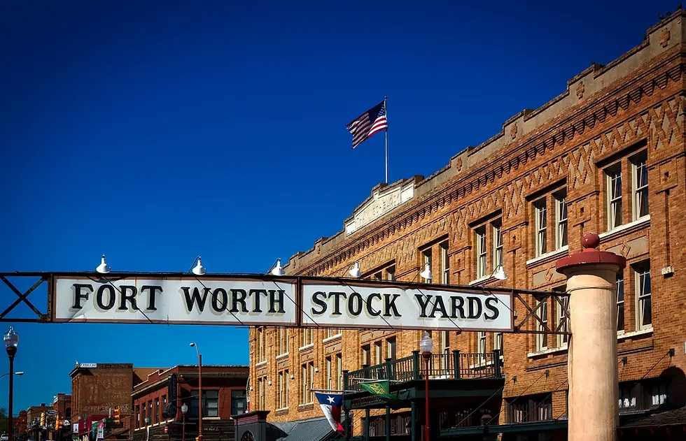 Panorama of the Fort Worth skyline - The best way to find friends in Fort Worth, TX