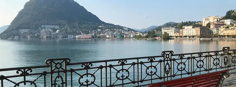 Panorama von Lugano. Meet5, der einfachste Weg, um in Lugano neue Freunde zu finden.