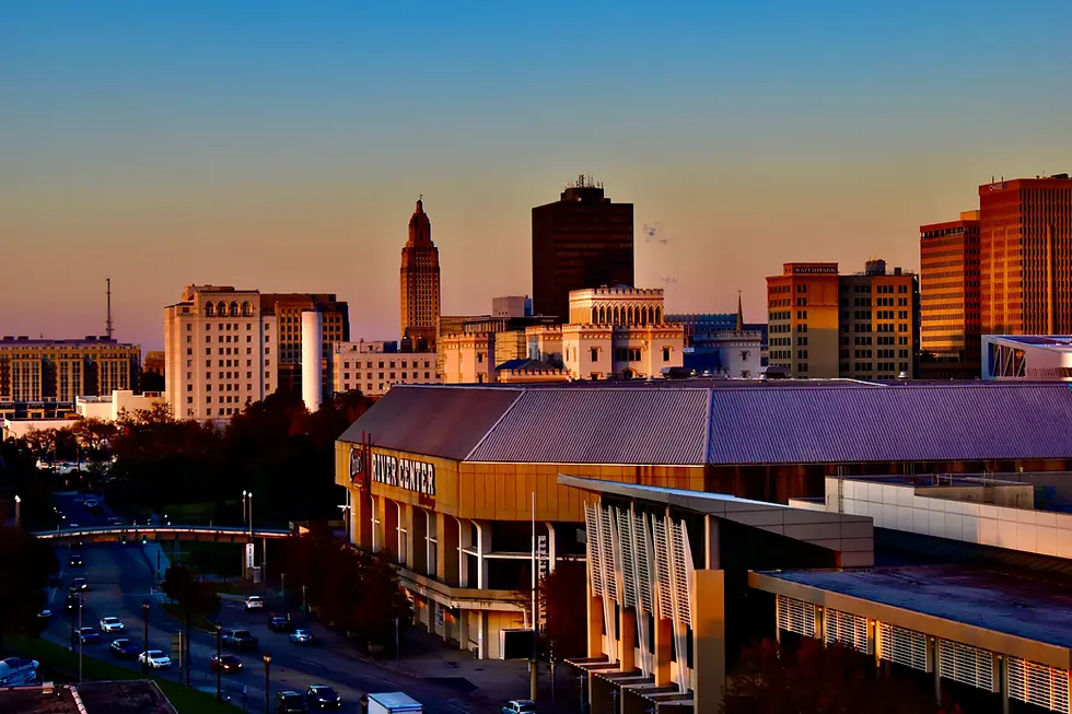Panorama of the Baton Rouge skyline - The best way to find friends in Baton Rouge, LA