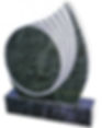 Modern Swirl Headstone