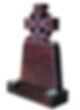 Red Celtic Cross Headstone - Glasgow - S